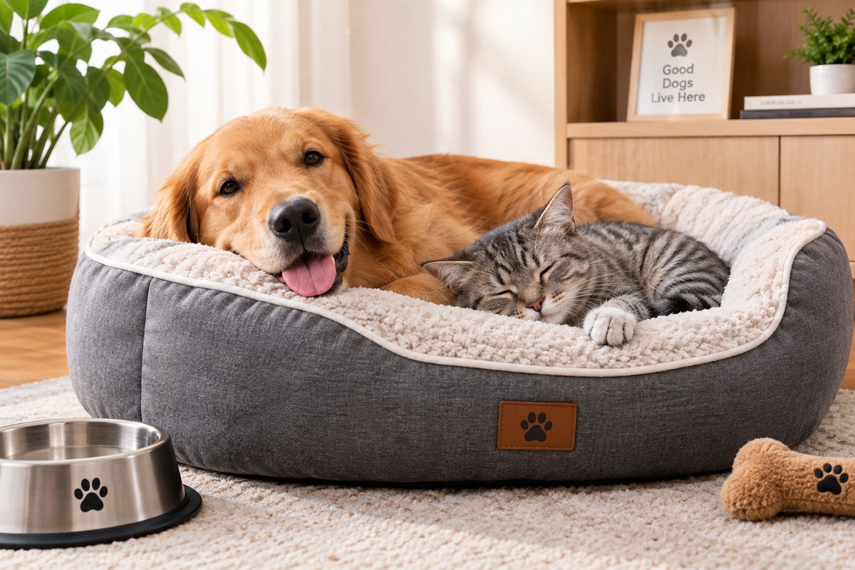Cozy Pet Beds for Dogs & Cats 