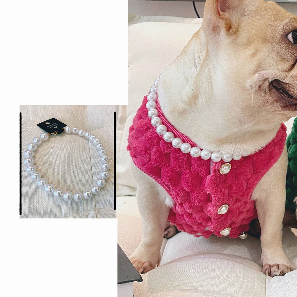 Dogs and cats pearl necklace by Big Paw