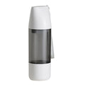Portable dog water bottle with integrated pet drinking bowl