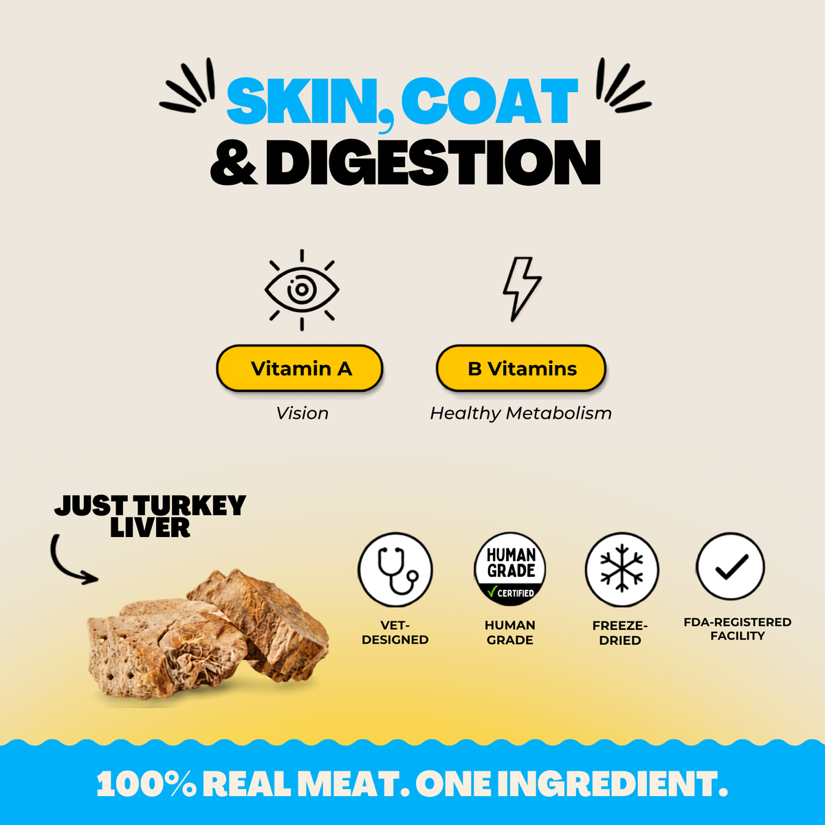 Big Paw freeze-dried turkey liver dog treats