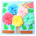 Flower snuffle mat for interactive pet sniffing