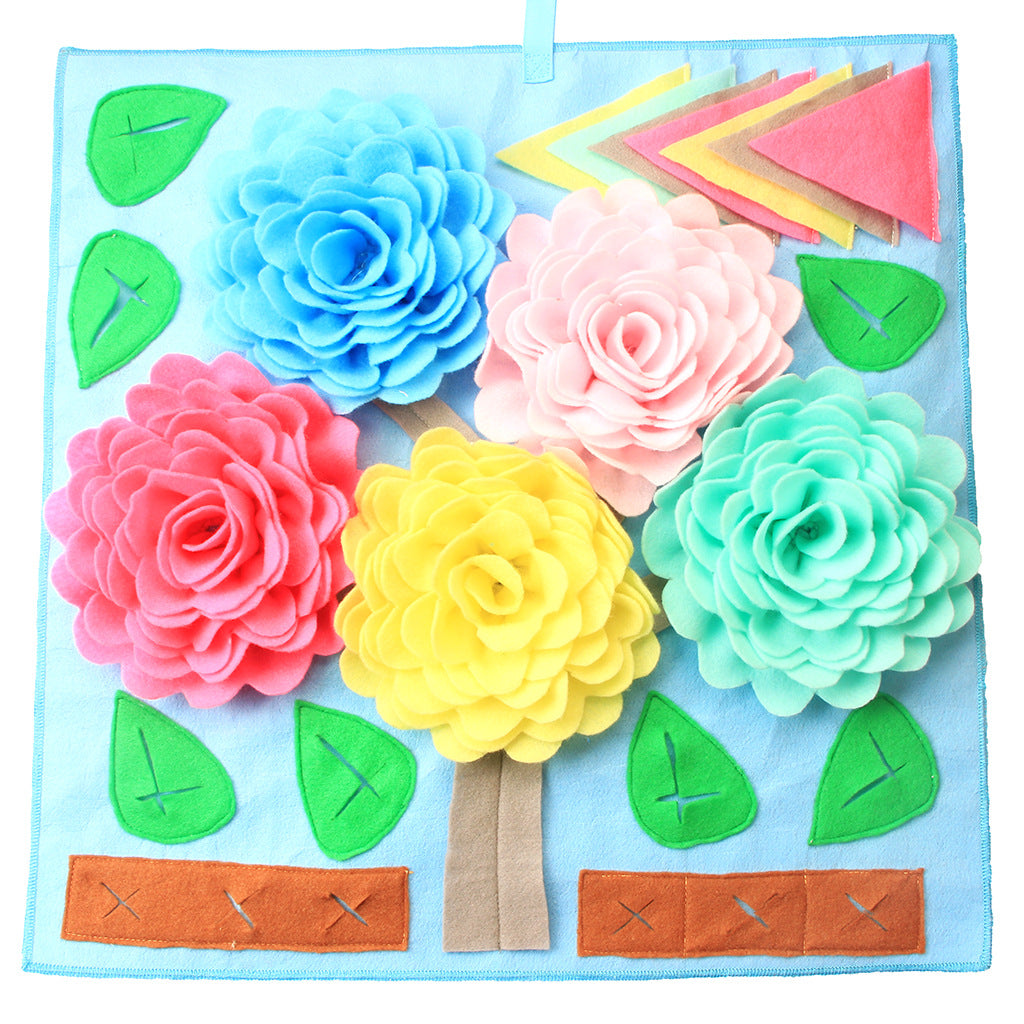 Flower snuffle mat for interactive pet sniffing