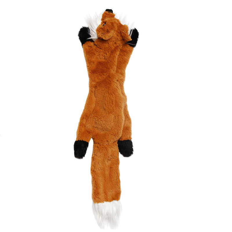 Plush animal sound toy with an animal-shaped stuffed design