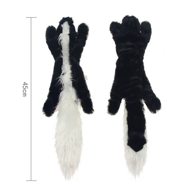Plush animal sound toy with an animal-shaped stuffed design