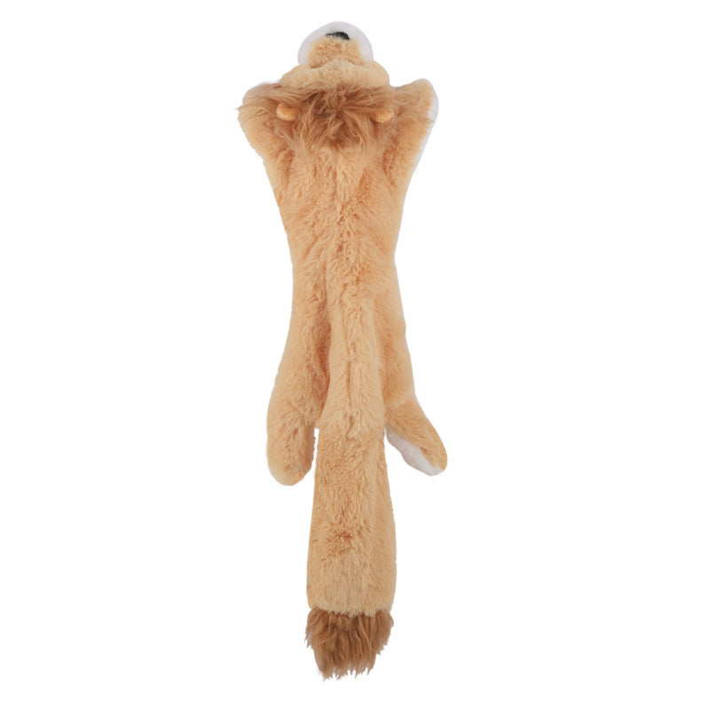 Plush animal sound toy with an animal-shaped stuffed design