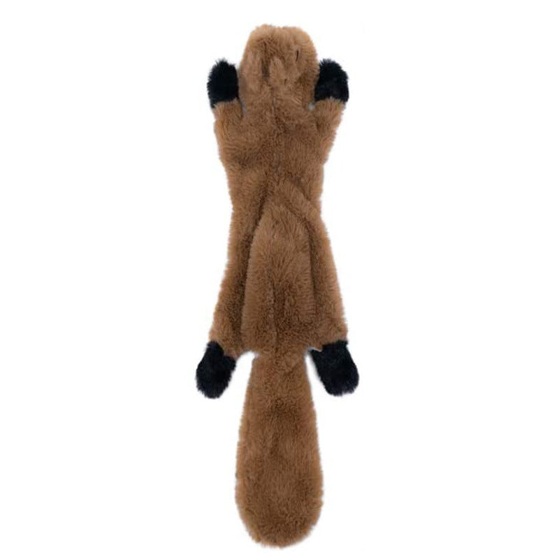 Plush animal sound toy with an animal-shaped stuffed design