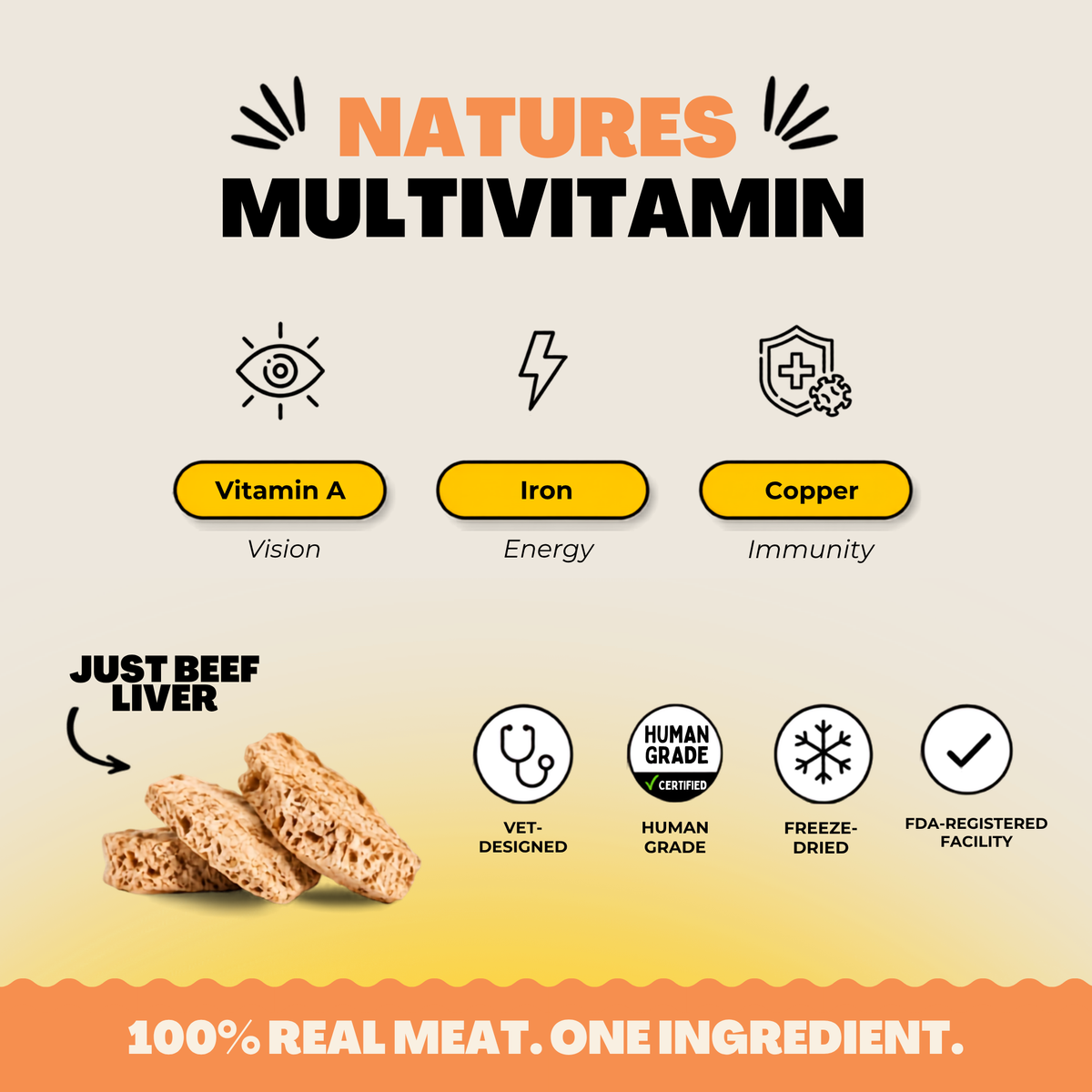 Freeze-Dried Beef Liver for Cats product packaging