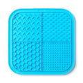 Slow feeding mat for pets with textured feeding surface