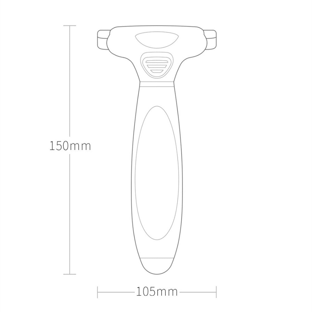 Pet grooming tool displayed for everyday dog and cat coat care