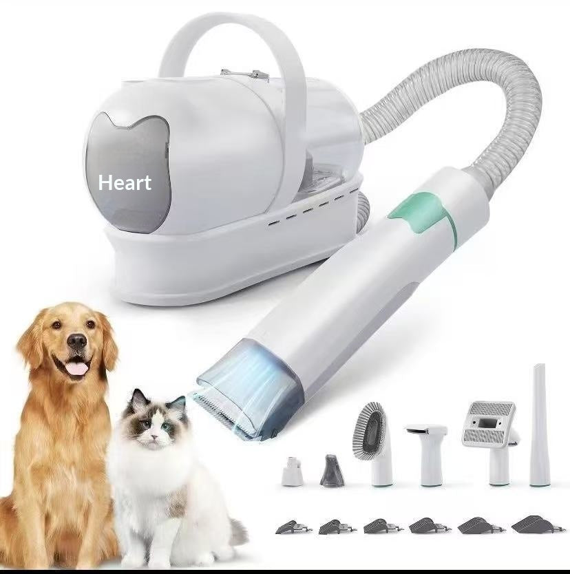 Pet hair trimmer showing the multi-functional grooming tool design