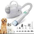 Pet hair trimmer showing the multi-functional grooming tool design