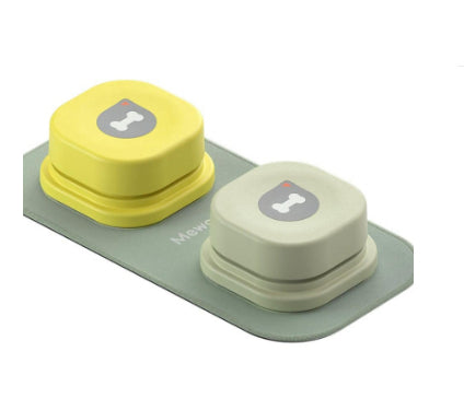 Pet communication button in one of four available colours