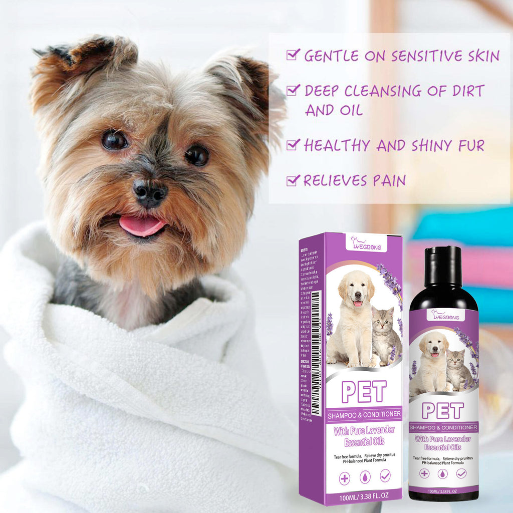 Pet shampoo by Yegbong for everyday pet grooming