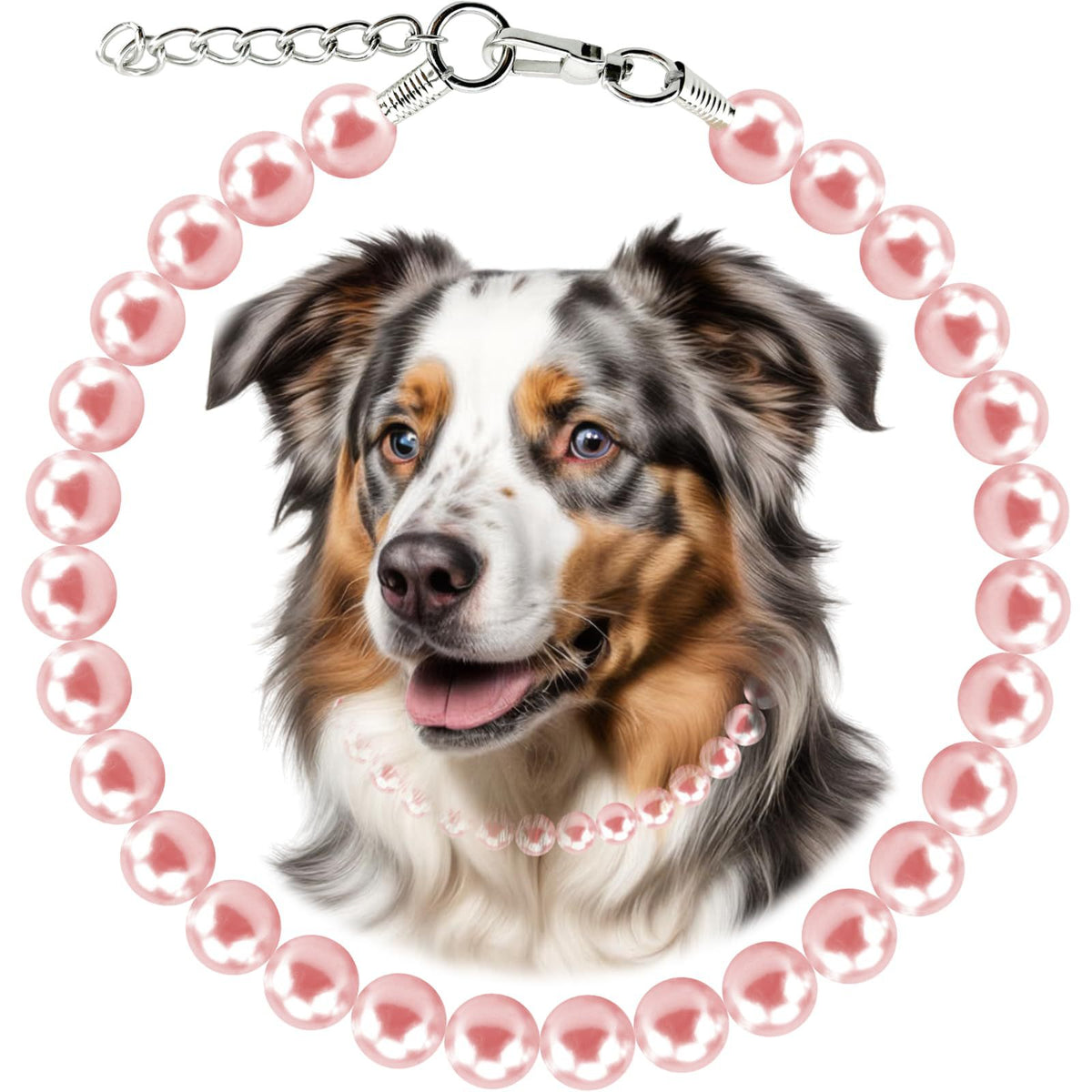 Big Paw large pearl dog necklace