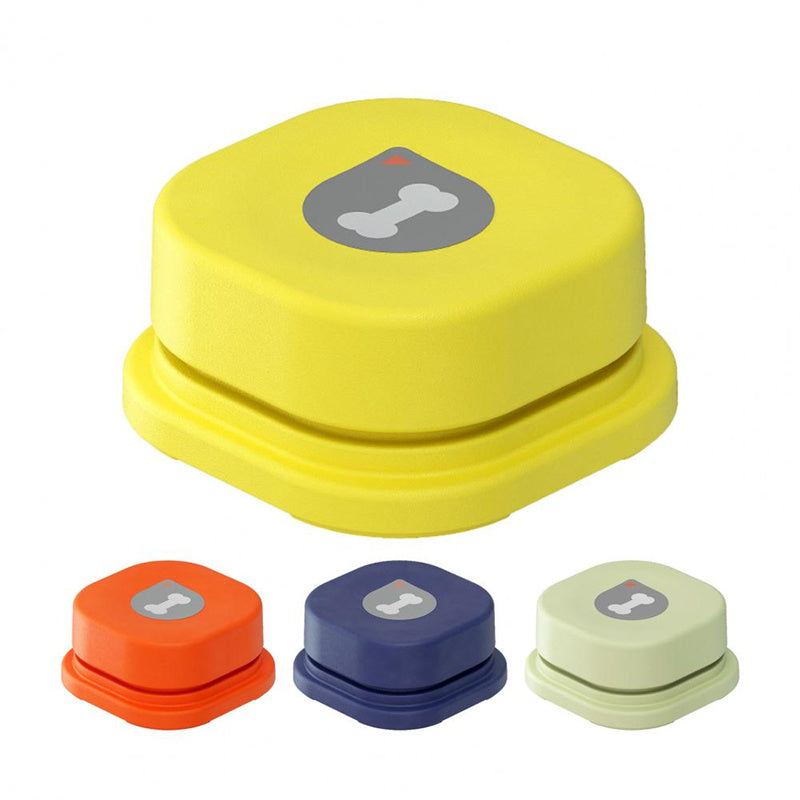 Pet communication button in one of four available colours
