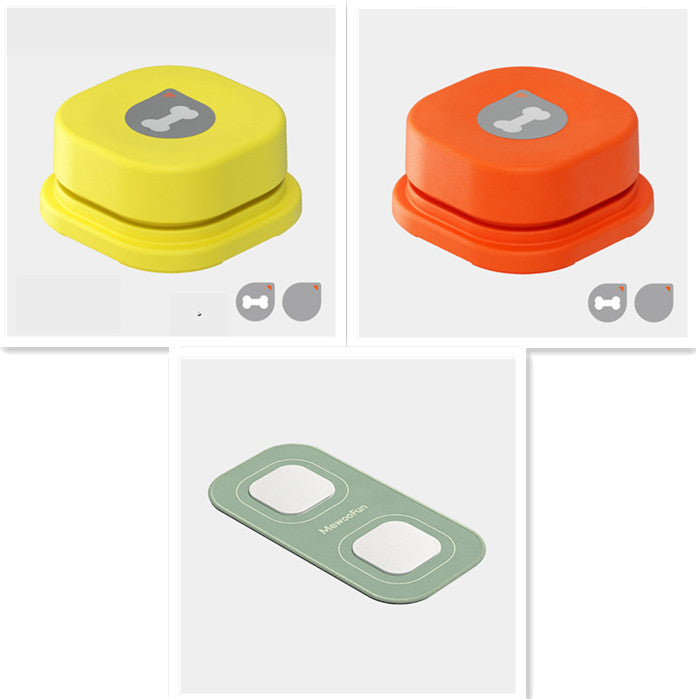 Pet communication button in one of four available colours