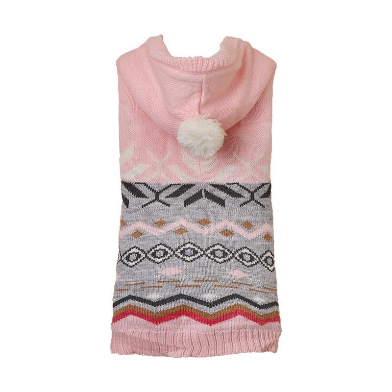 Diamond pattern pet sweater with a classic diamond design