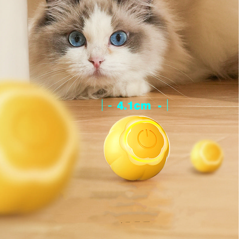 Interactive rolling cat ball smart pet toy