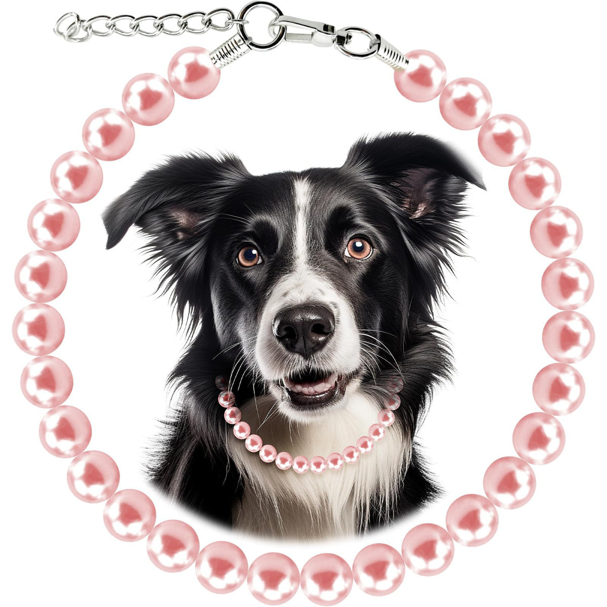 Big Paw large pearl dog necklace