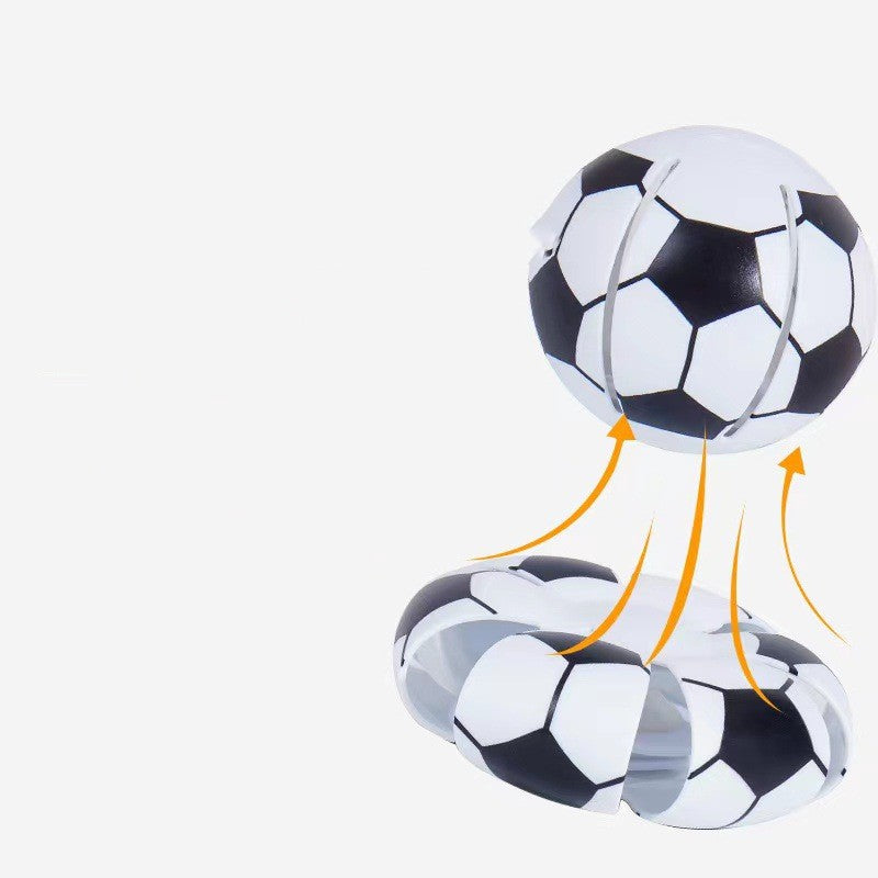 Elastic pet ball toy showing its overall shape and design