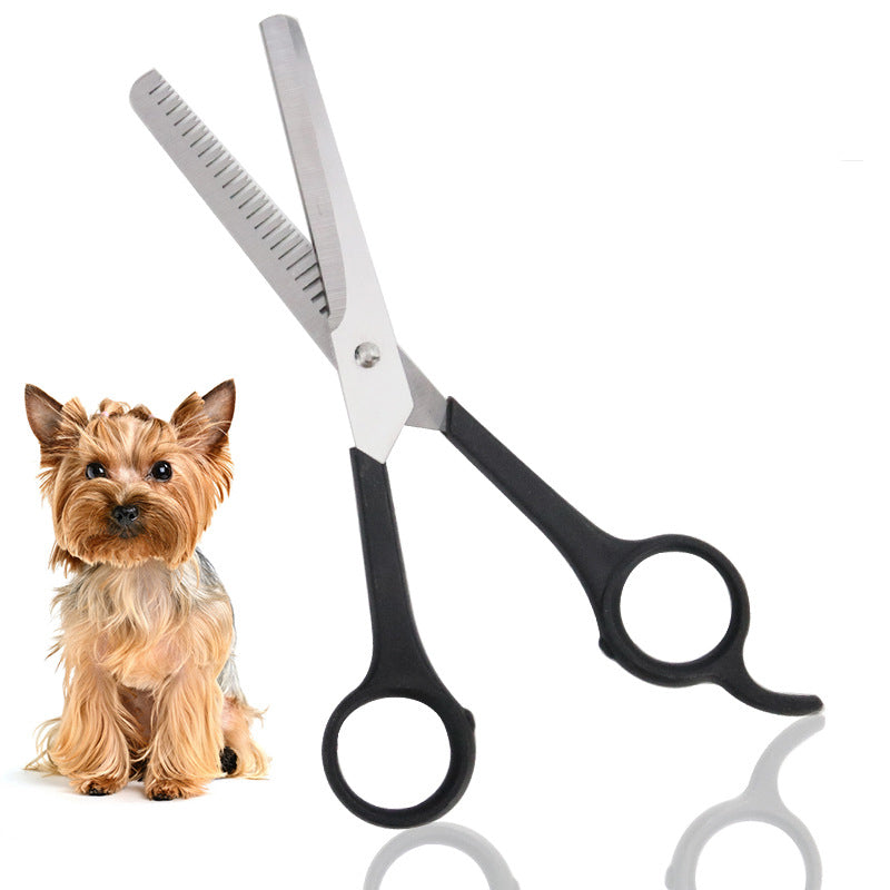 Pet thinning shears for dog and cat coat grooming