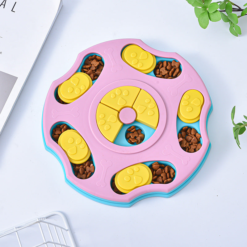 Snuffle slow feeder bowl with an interactive pet sniffing design