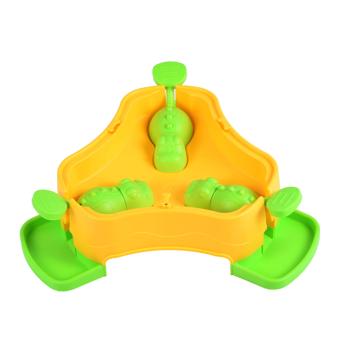 Pet slow feeder toy with a puzzle-style food dispensing design
