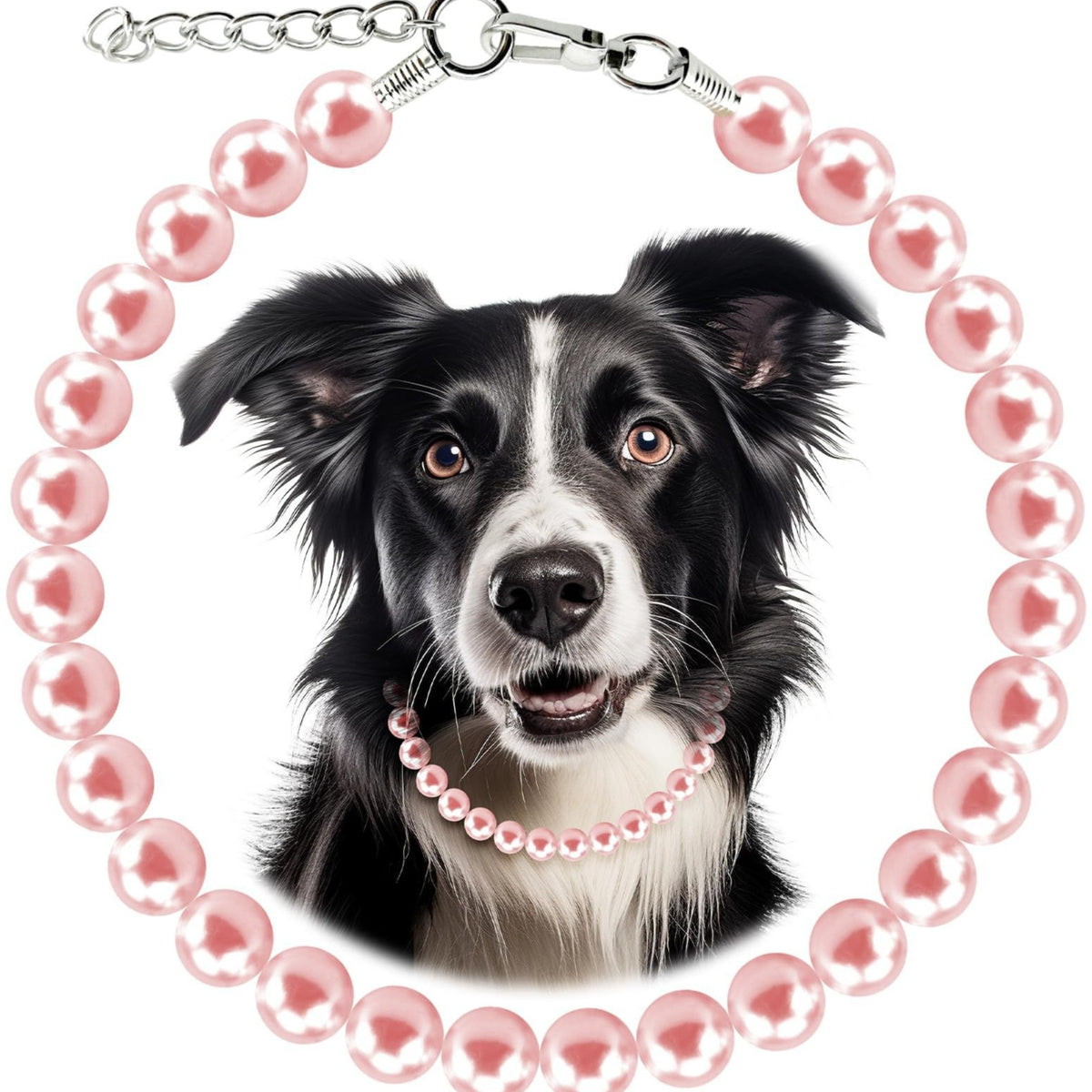 Big Paw large pearl dog necklace