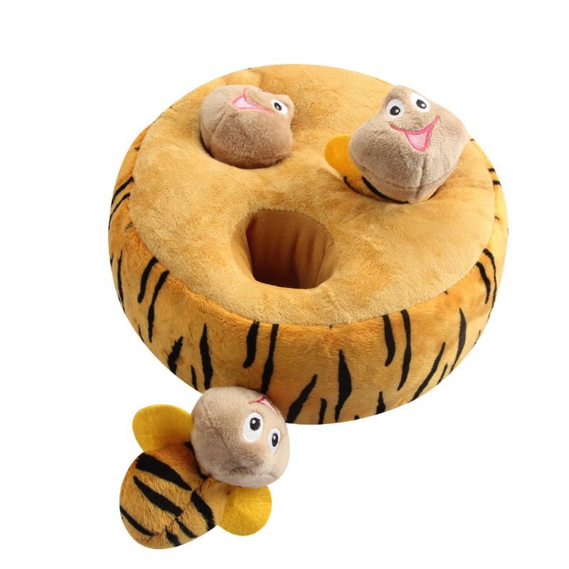 Pet voice plush toy with a stuffed animal design