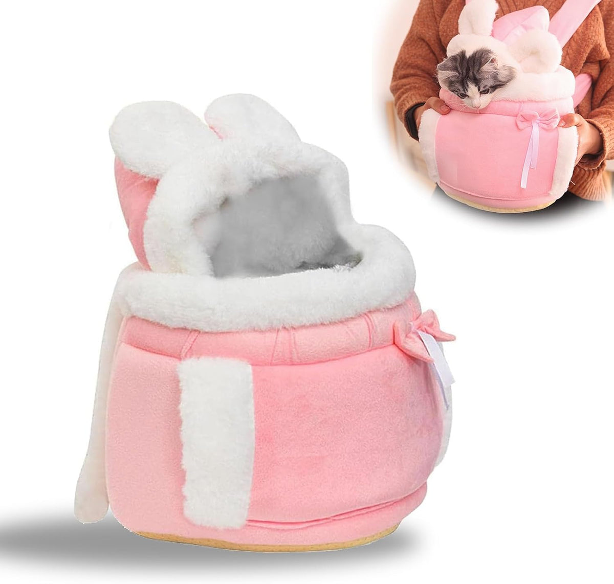 Pet carrier backpack showing the complete front-carry design