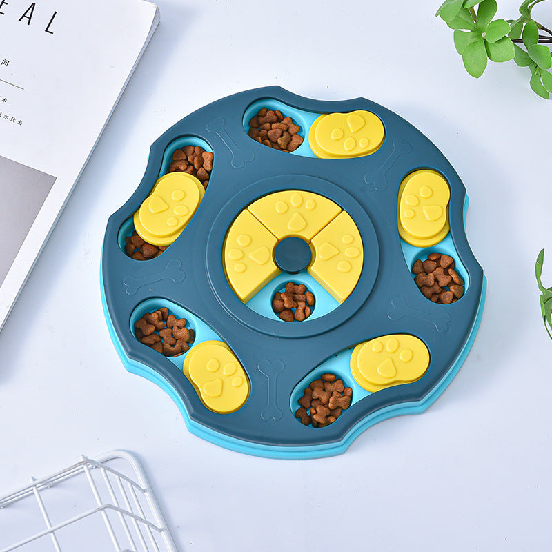 Snuffle slow feeder bowl with an interactive pet sniffing design