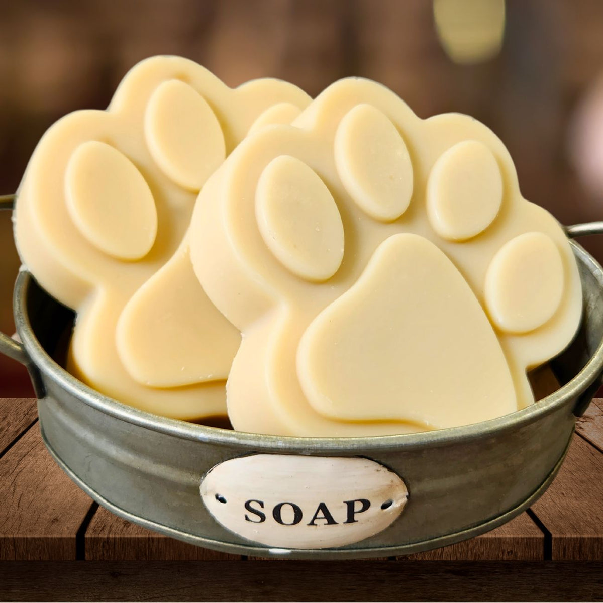 Big Paw natural goat milk dog shampoo bar