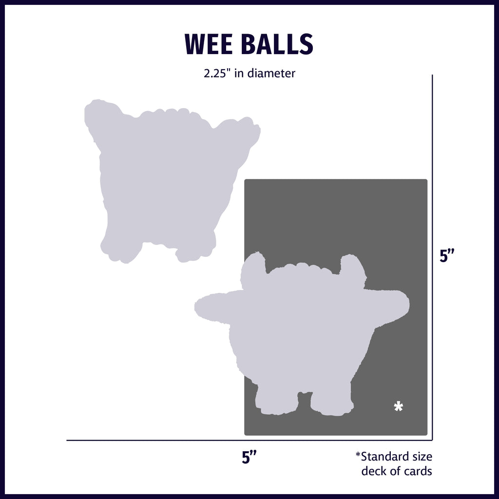 Wee Huggles Assorted Balls Dog Toys 5 Pack