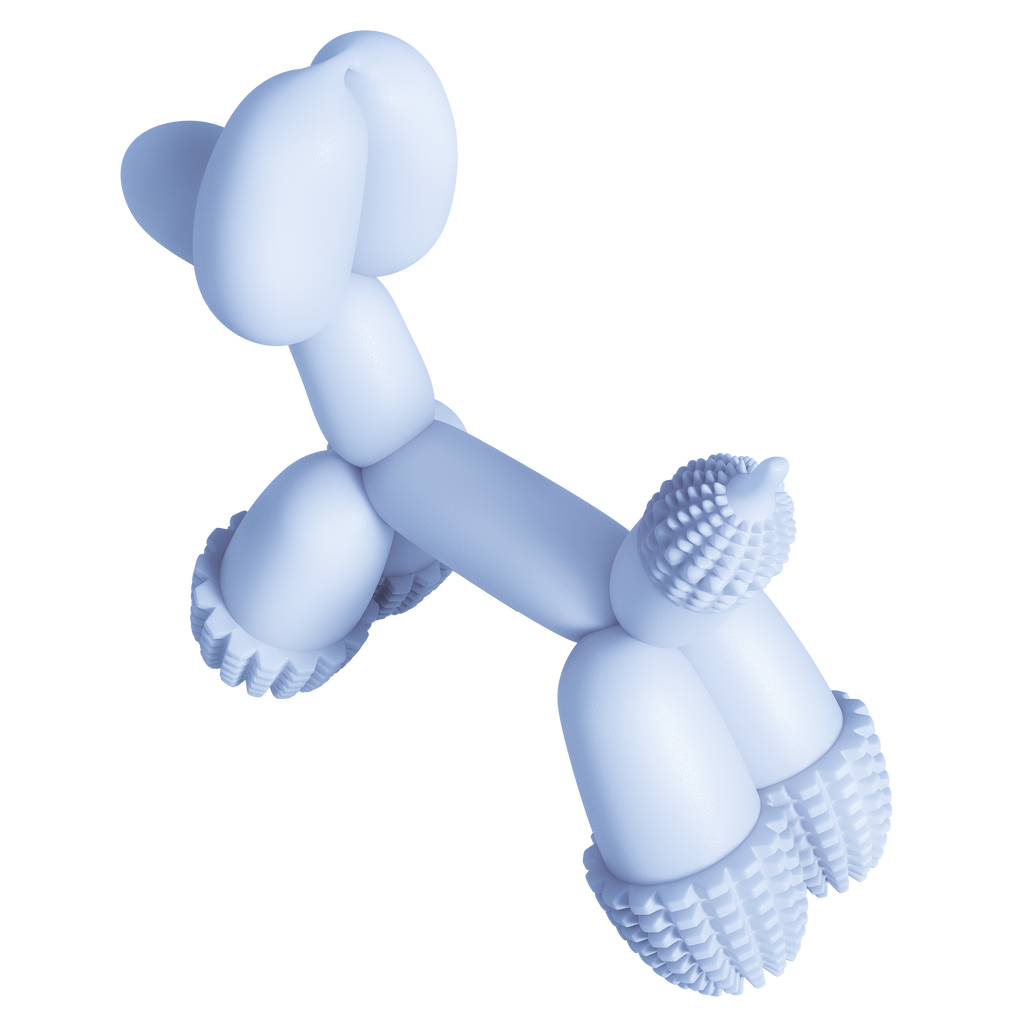 Balloon Dog Toy Blue for dogs