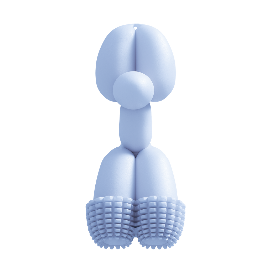 Balloon Dog Toy Blue for dogs