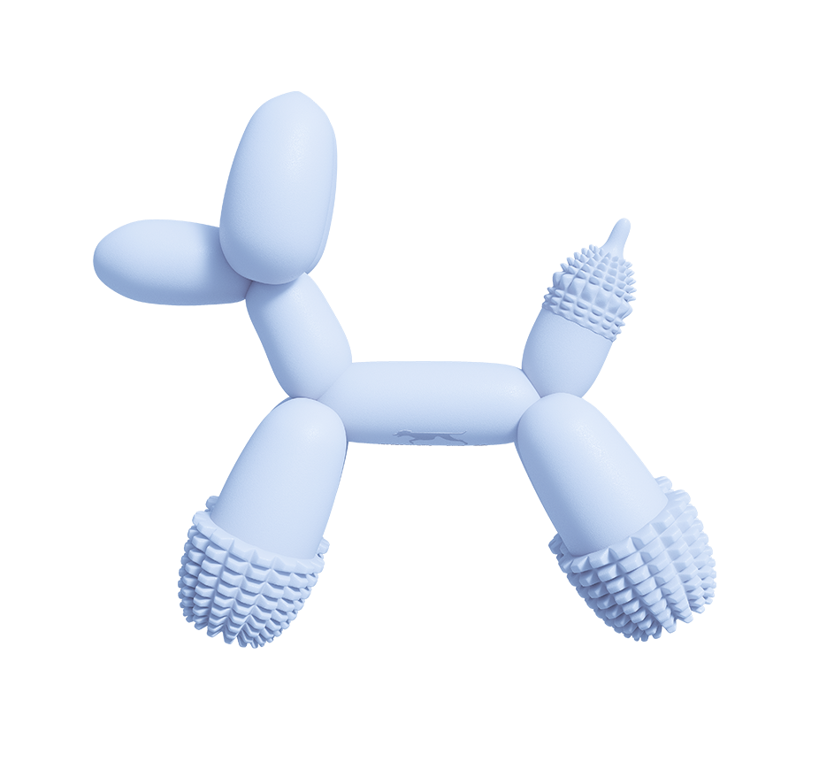 Balloon Dog Toy Blue for dogs