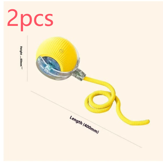 Automatic cat toy ball electric rolling design