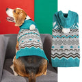 Diamond pattern pet sweater with a classic diamond design