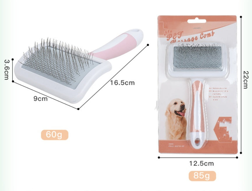 Dog detangling comb for pet grooming