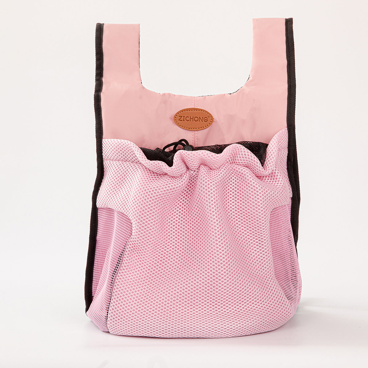 Portable pet travel bag folded for compact storage
