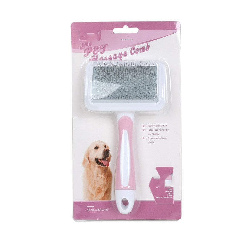 Dog detangling comb for pet grooming