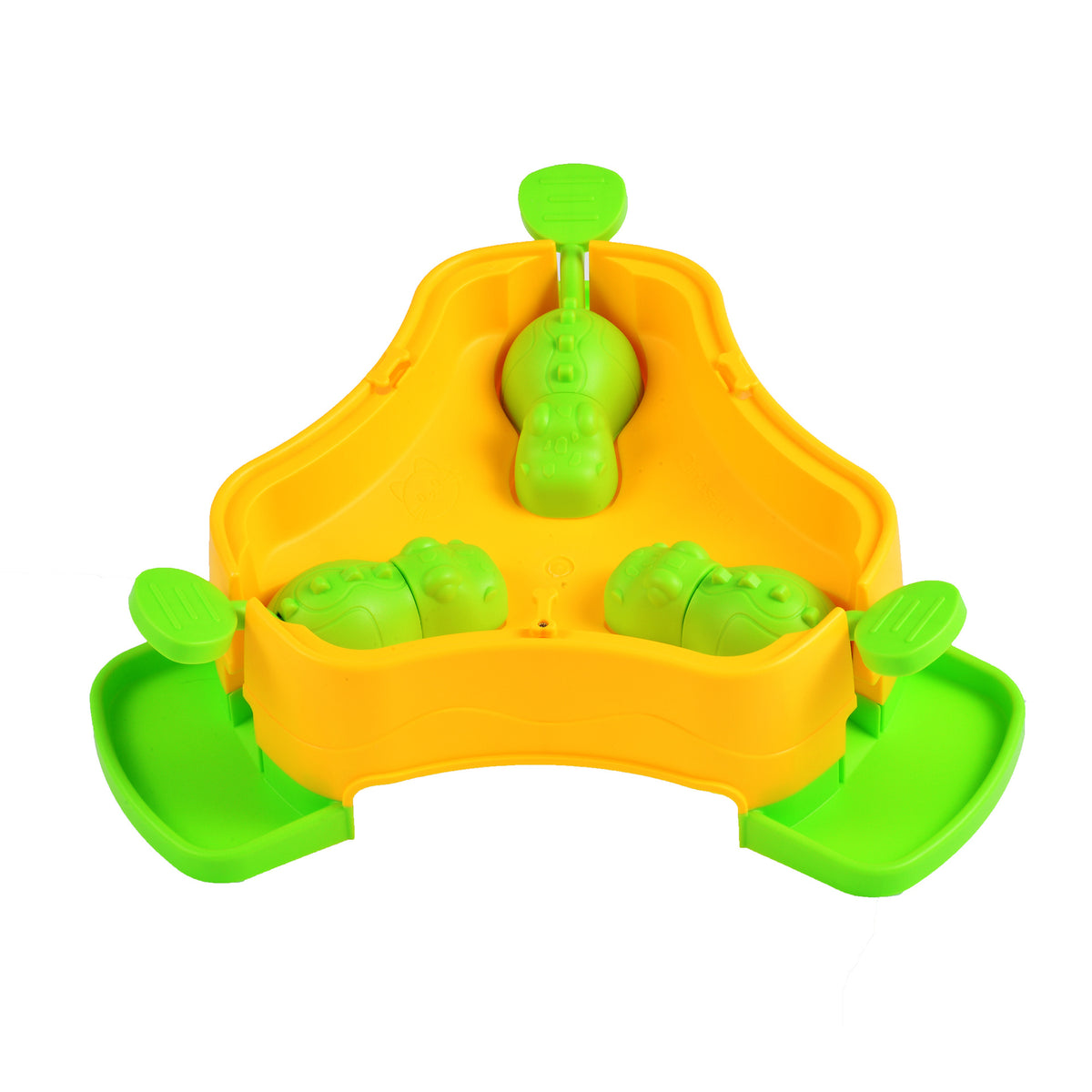 Pet slow feeder toy with a puzzle-style food dispensing design