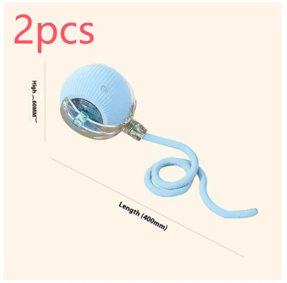 Automatic cat toy ball electric rolling design
