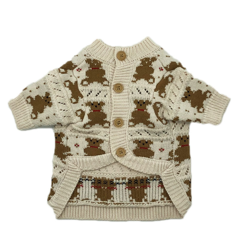 Pomeranian dog jacket displayed from the front