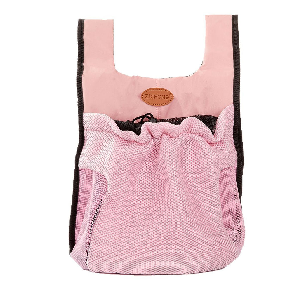 Portable pet travel bag folded for compact storage