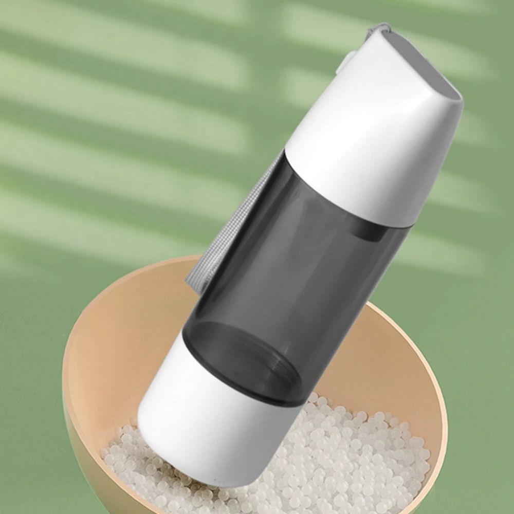 Portable dog water bottle with integrated pet drinking bowl