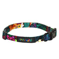Pet Collar Fiore Black on display