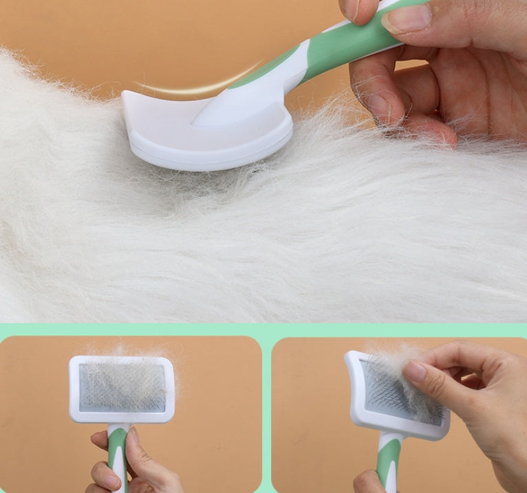Dog detangling comb for pet grooming