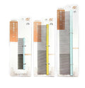 Professional pet grooming comb with pin-style teeth for coat care