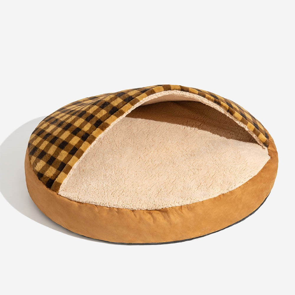 Plush dog bed nest for dogs and cats
